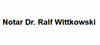 Firmenlogo: Notar Dr. Ralf Wittkowski